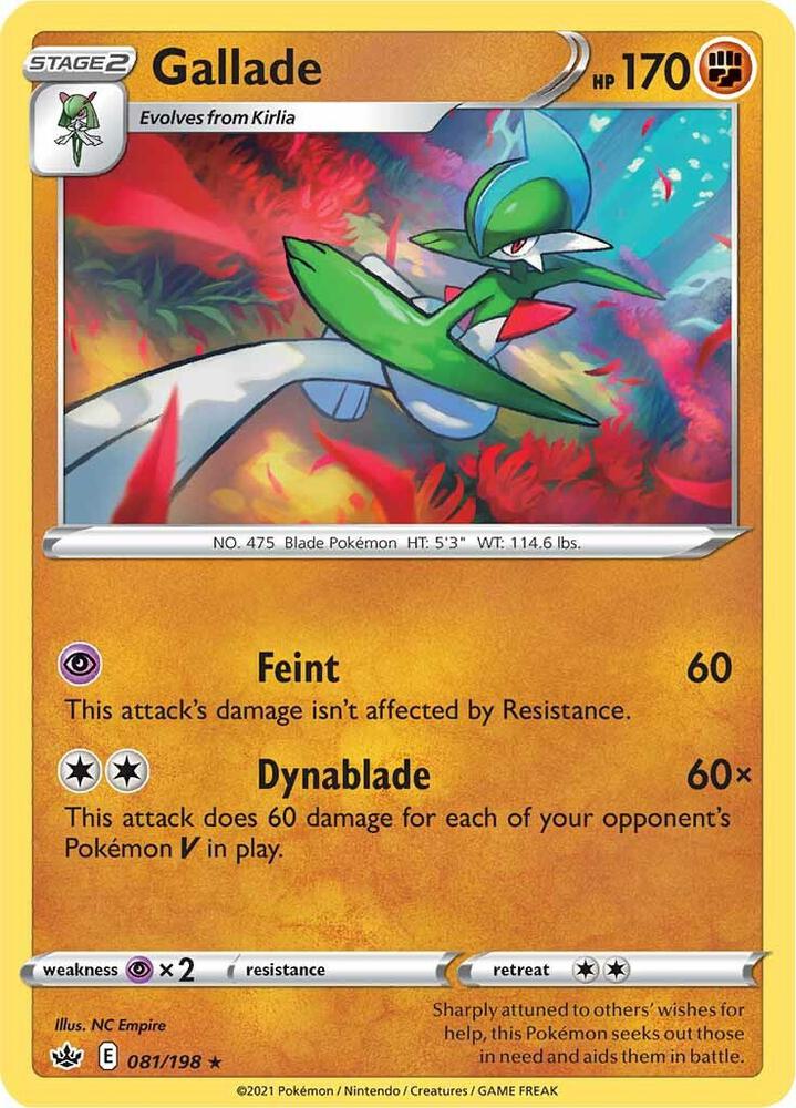 [Reverse Holo] CRE 081/198 Gallade R