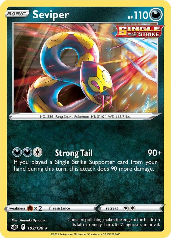 [Reverse Holo] CRE 102/198 Seviper R