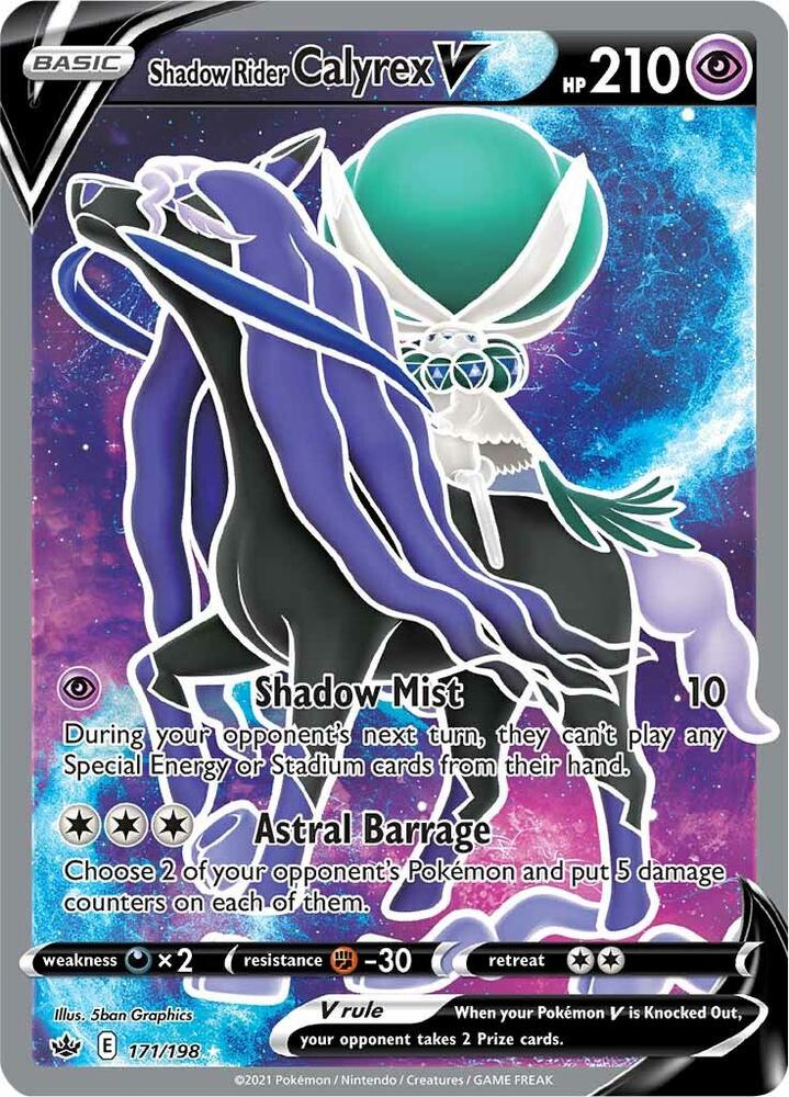 CRE 171/198 Shadow Rider Calyrex V SR