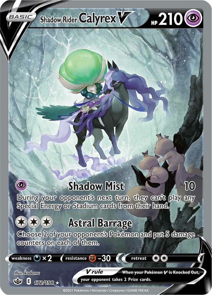CRE 172/198 Shadow Rider Calyrex V SR