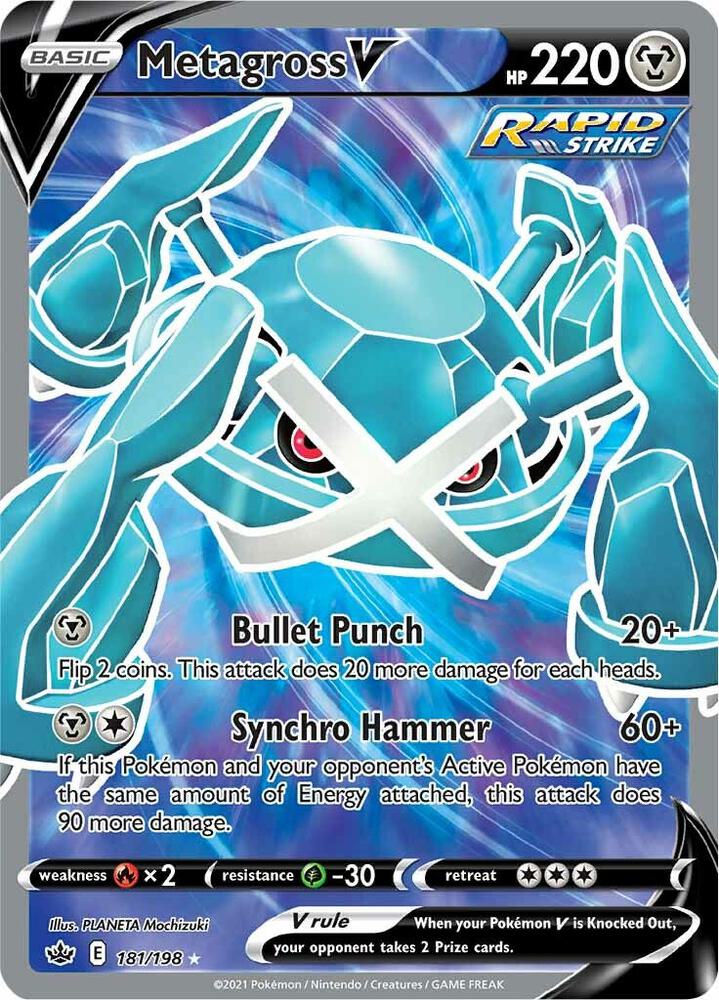 CRE 181/198 Metagross V SR