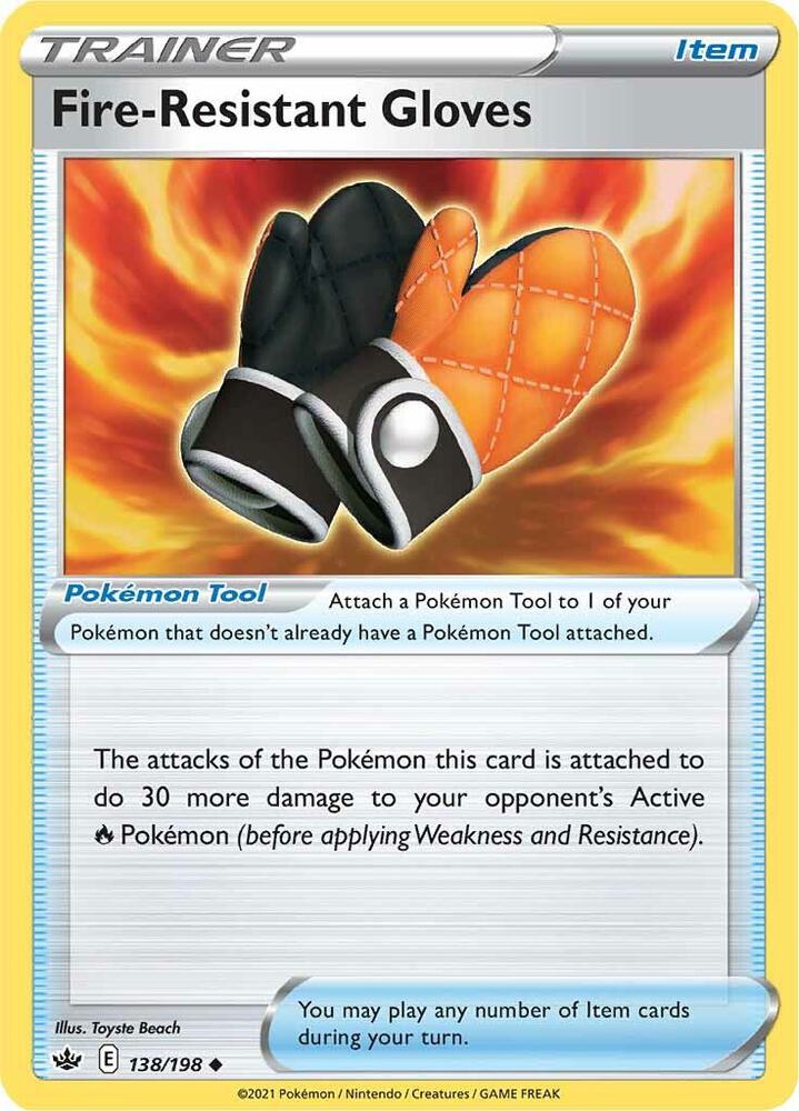 [Reverse Holo] CRE 138/198 Fire-Resistant Gloves U