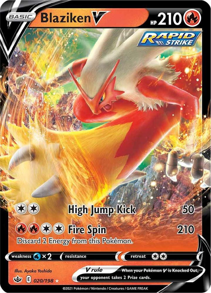 CRE 020/198 Blaziken V SR