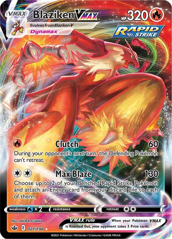 CRE 021/198 Blaziken VMAX SR