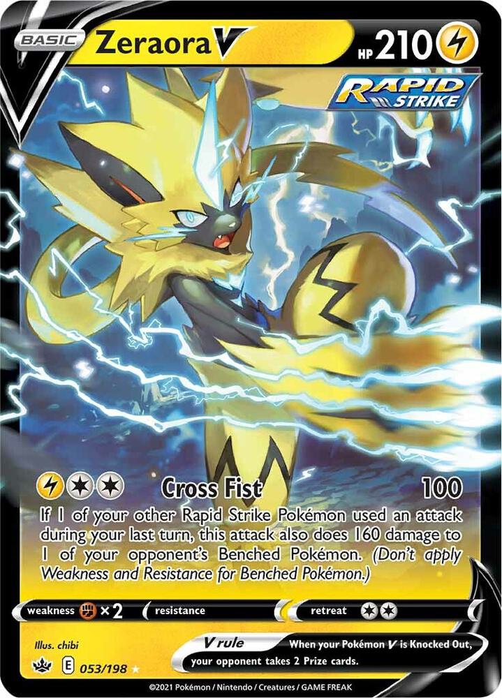 CRE 053/198 Zeraora V SR