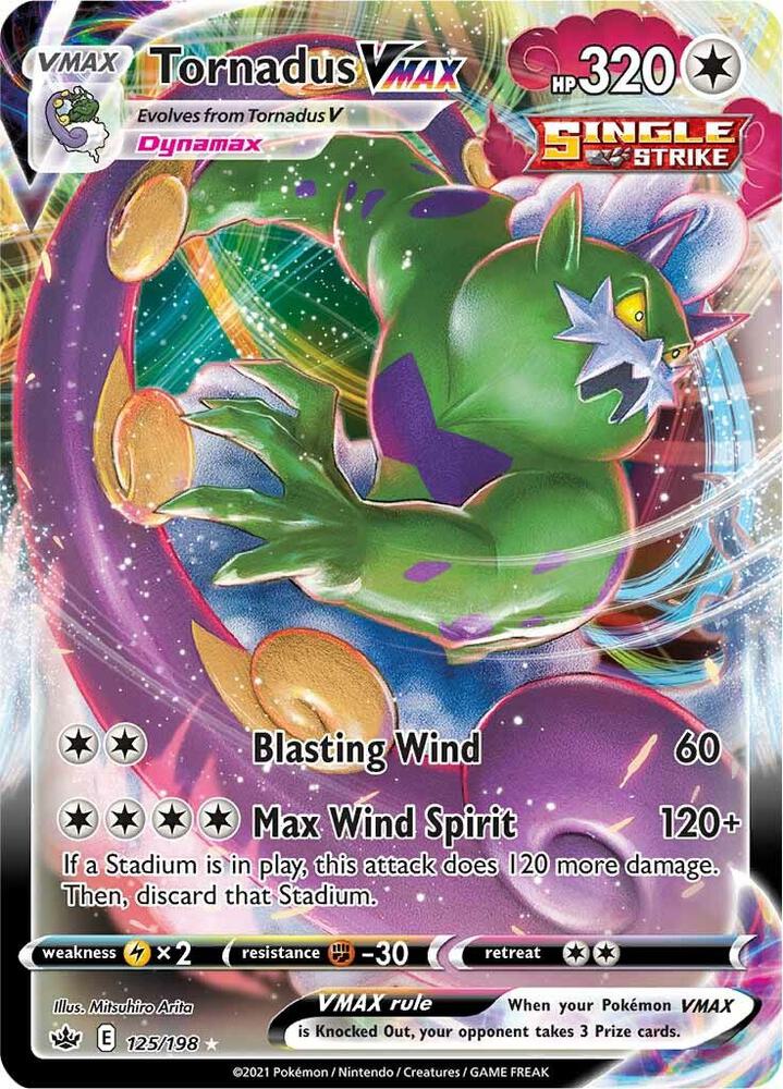 CRE 125/198 Tornadus VMAX SR