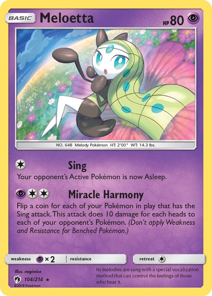 LOT 104/214 Meloetta R