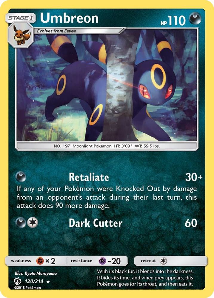 LOT 120/214 Umbreon R