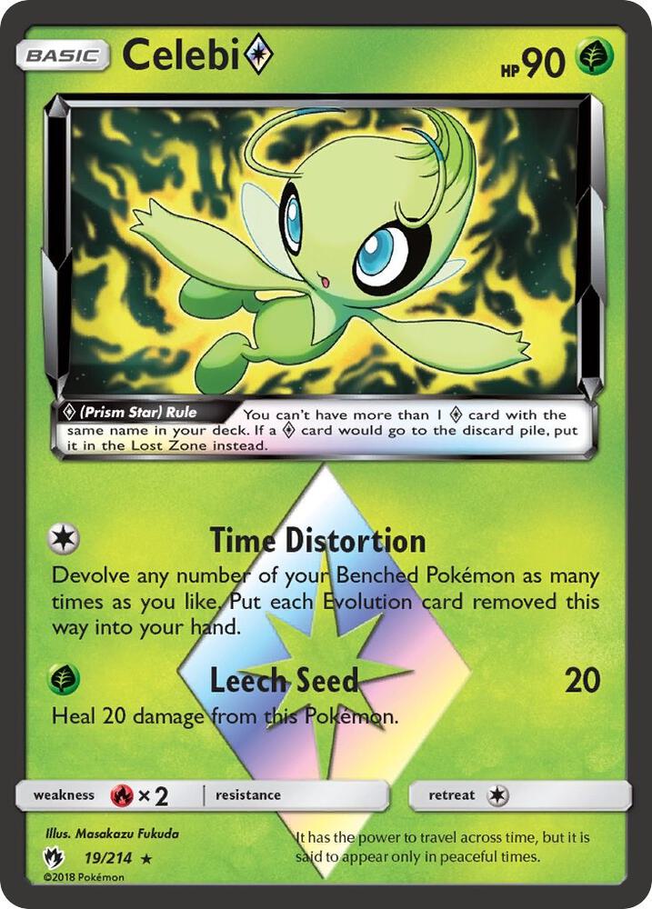 LOT 19/214 Celebi Prism Star RP