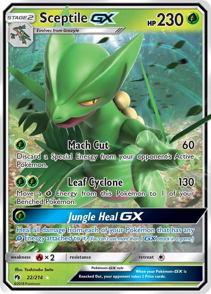 LOT 22/214 Sceptile GX SR