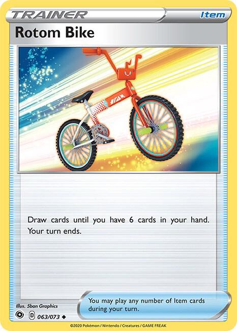 [Reverse Holo] CPA 63/73 Rotom Bike U