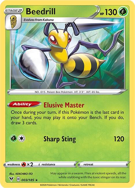 [Reverse Holo] VIV 003/185 Beedrill R