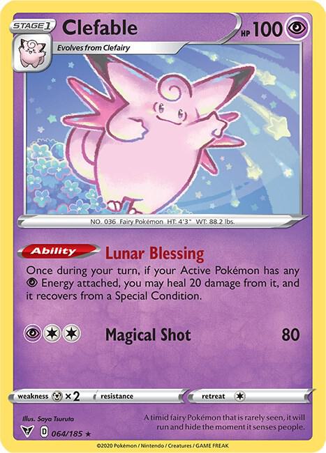 [Reverse Holo] VIV 064/185 Clefable R