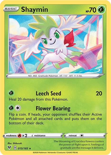 [Reverse Holo] VIV 015/185 Shaymin RH