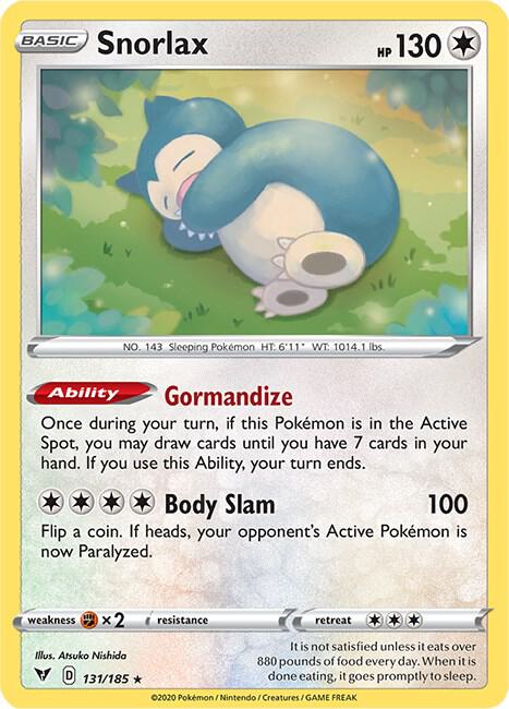 [Reverse Holo] VIV 131/185 Snorlax RH