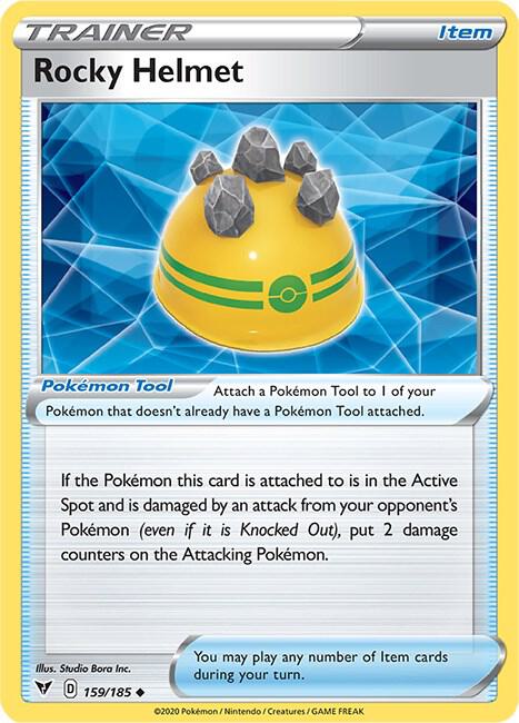 [Reverse Holo] VIV 159/185 Rocky Helmet U