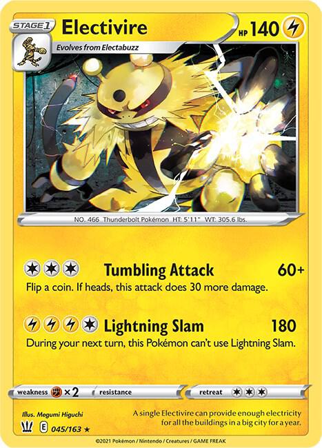 [Reverse Holo] BST 045/163 Electivire R