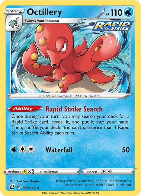 [Reverse Holo] BST 037/163 Octillery RH