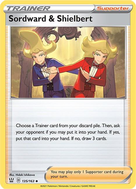 [Reverse Holo] BST 135/163 Sordward & Shielbert U