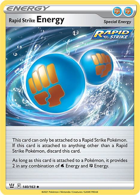 [Reverse Holo] BST 140/163 Rapid Strike Energy U