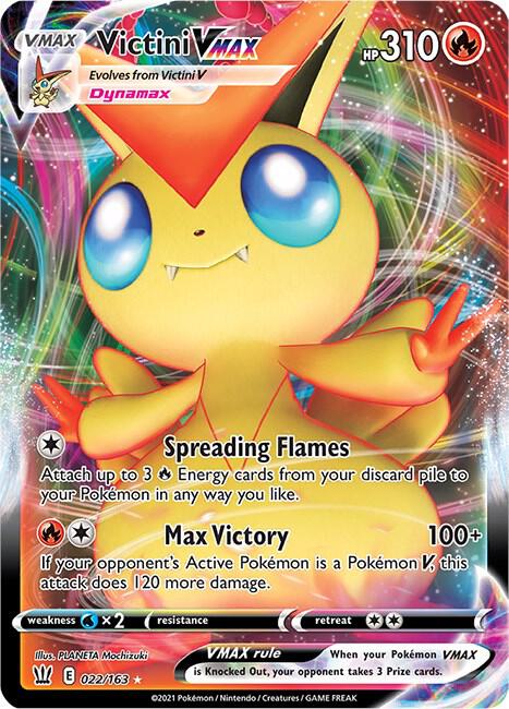 BST 022/163 Victini VMAX SR