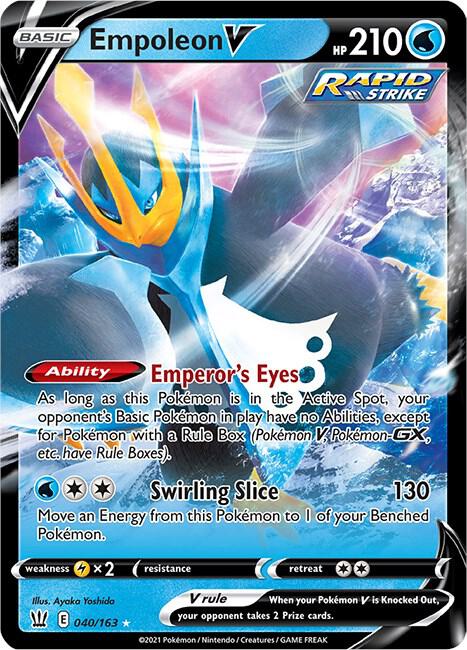 BST 040/163 Empoleon V SR