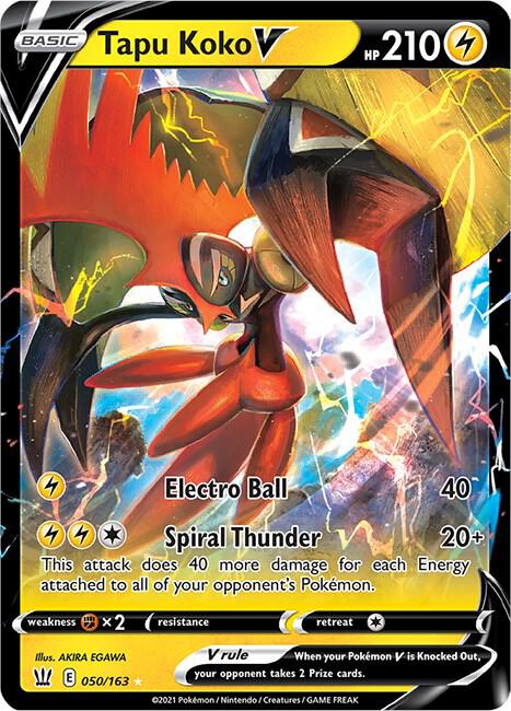 BST 050/163 Tapu Koko V SR