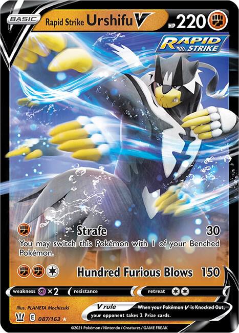BST 087/163 Rapid Strike Urshifu V SR
