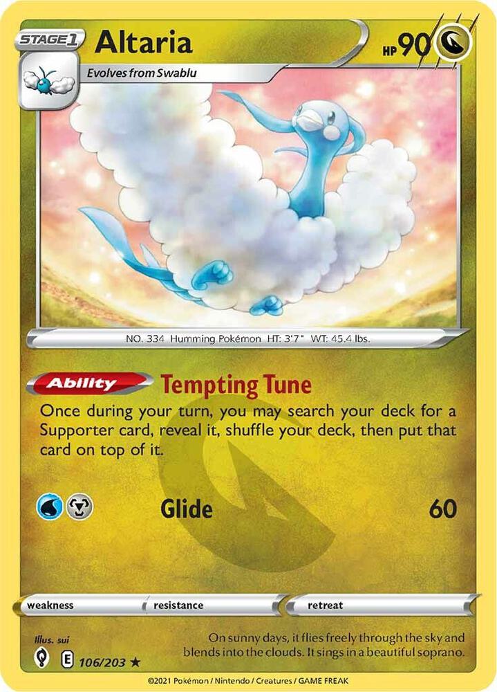 [Reverse Holo] EVS 106/203 Altaria R