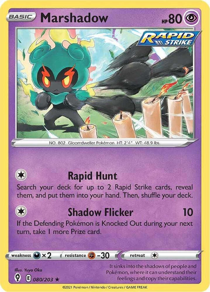 [Reverse Holo] EVS 080/203 Marshadow RH