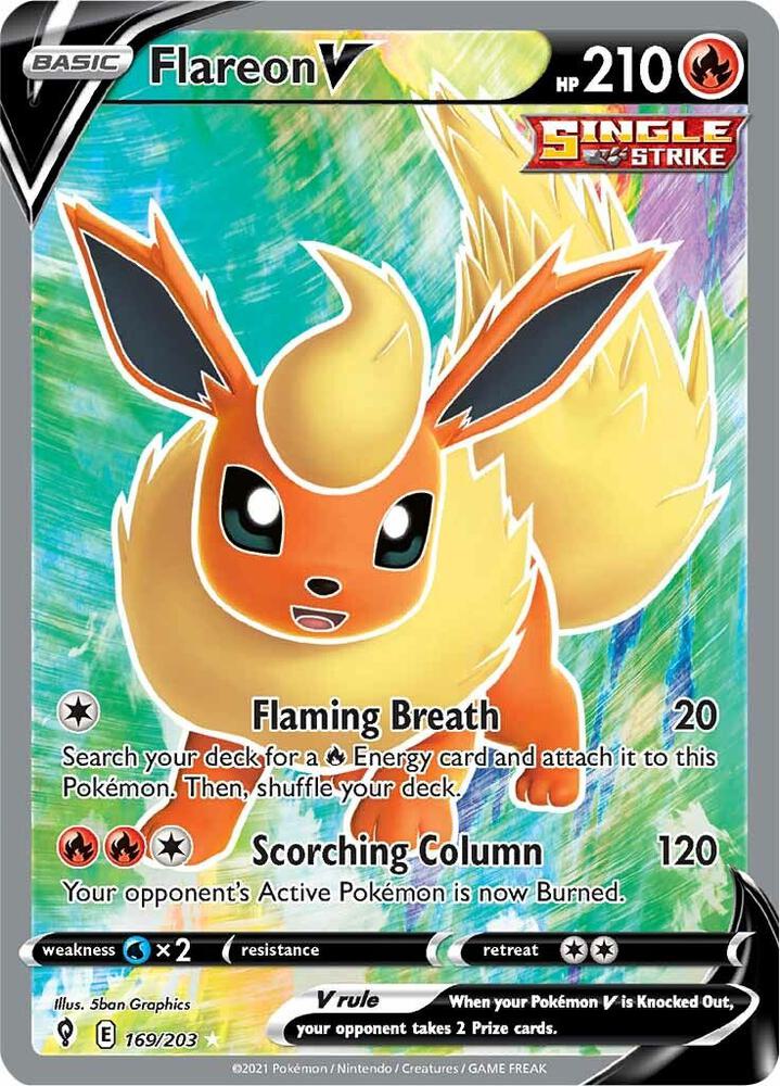 EVS 169/203 Flareon V SR