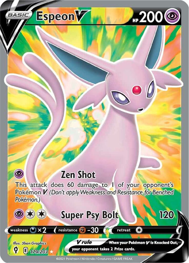 EVS 179/203 Espeon V SR
