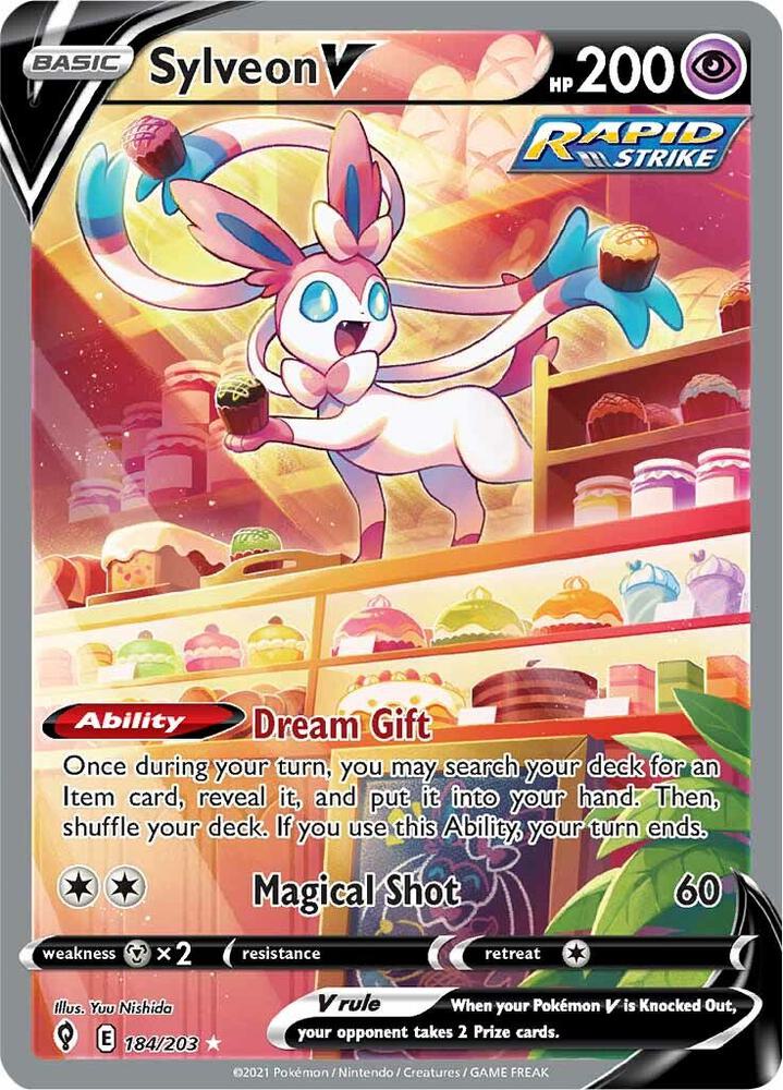 EVS 184/203 Sylveon V SR