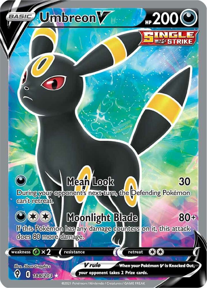 EVS 188/203 Umbreon V SR