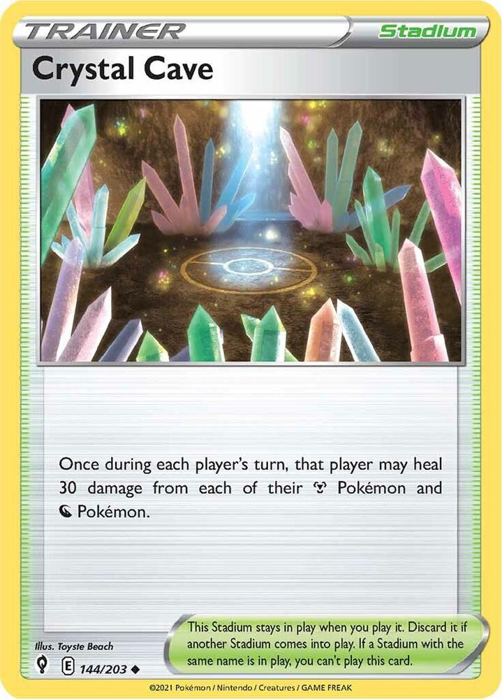 [Reverse Holo] EVS 144/203 Crystal Cave U