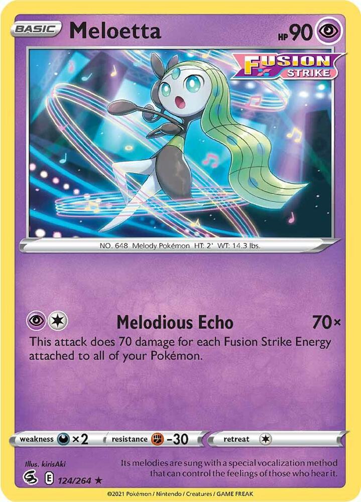 [Reverse Holo] FST 124/264 Meloetta R