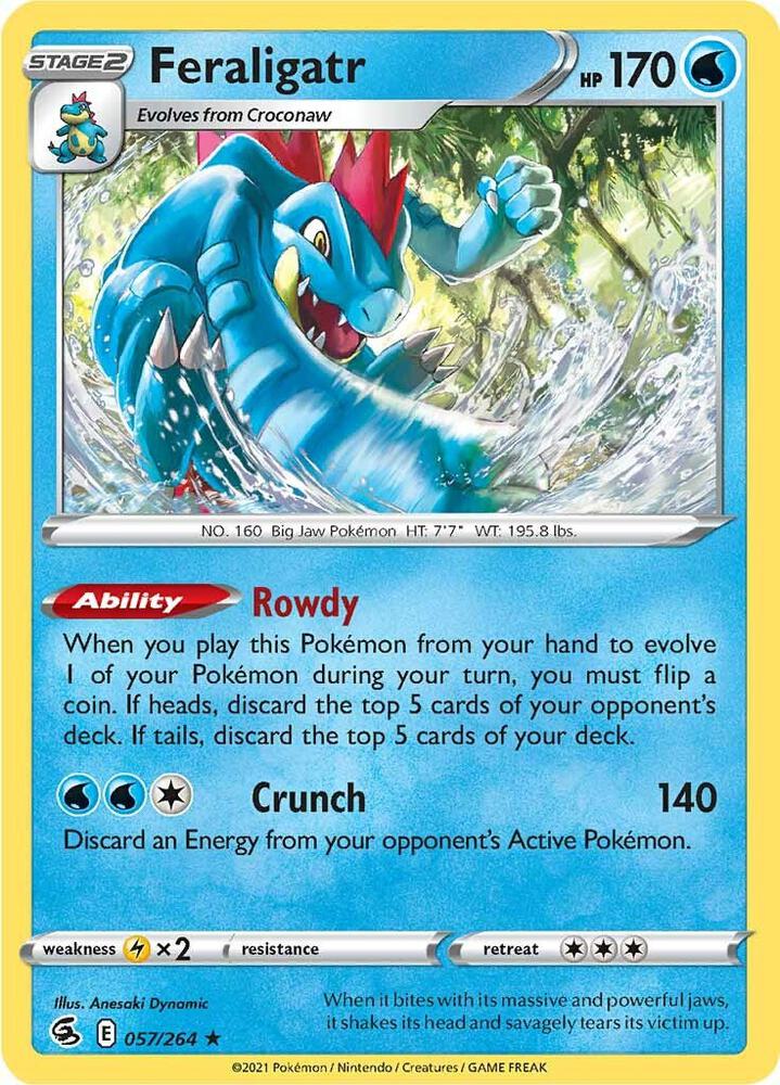 [Reverse Holo] FST 057/264 Feraligatr RH