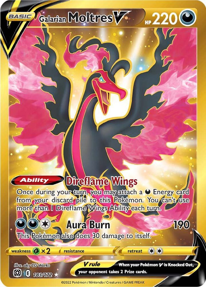 BRS 183/172 Galarian Moltres V SR