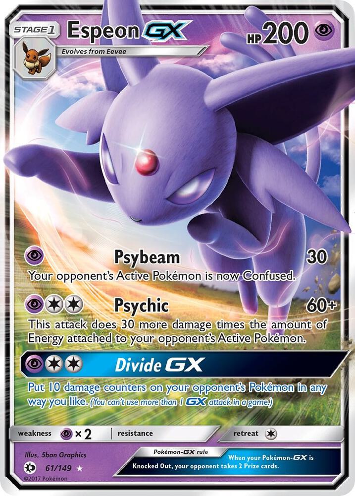 SUM 61/149 Espeon GX SR