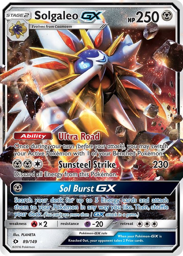 SUM 89/149 Solgaleo GX SR