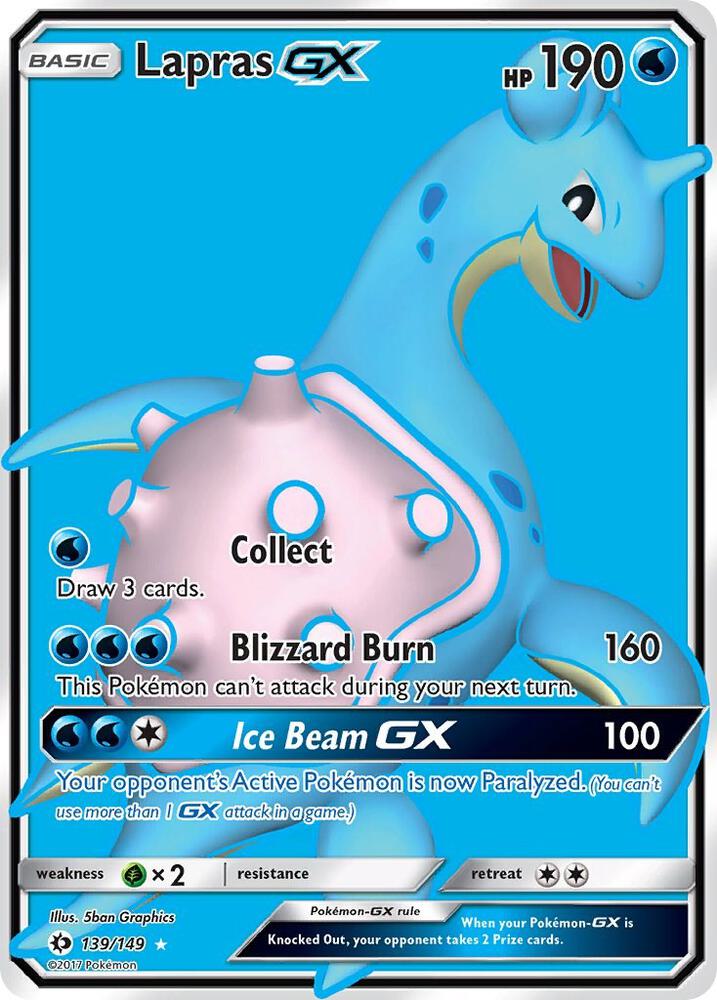 SUM 139/149 Lapras GX SR