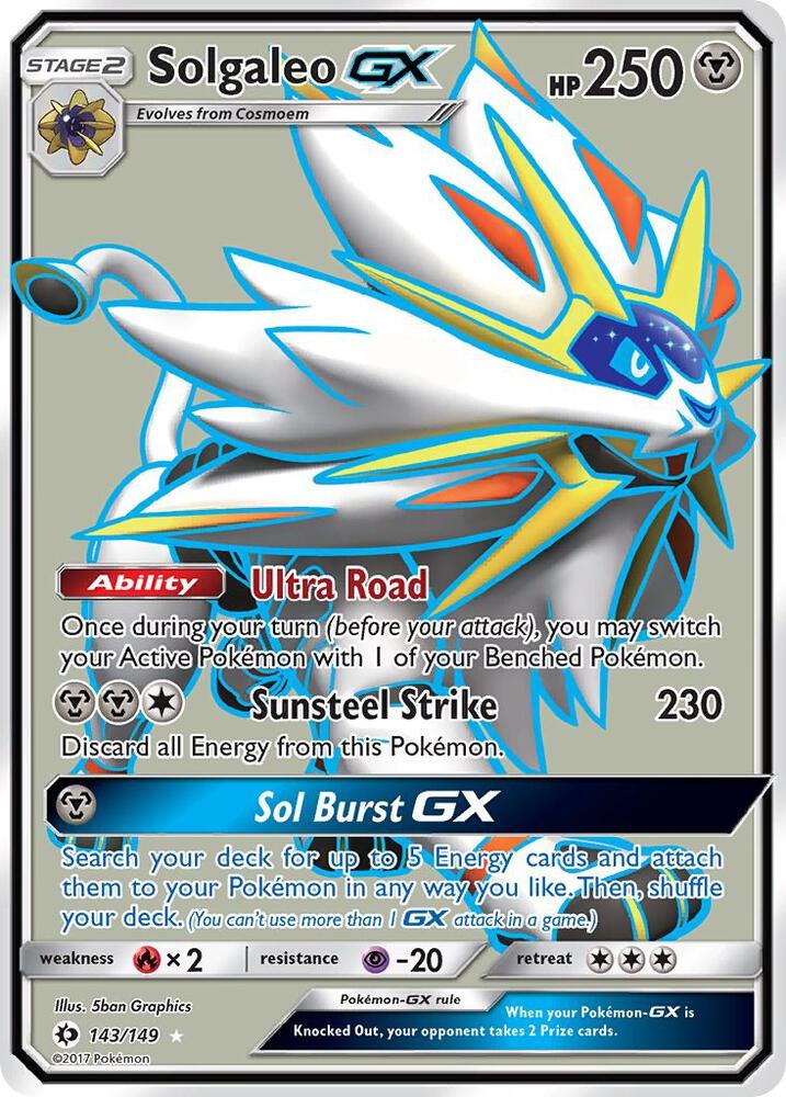 SUM 143/149 Solgaleo GX SR