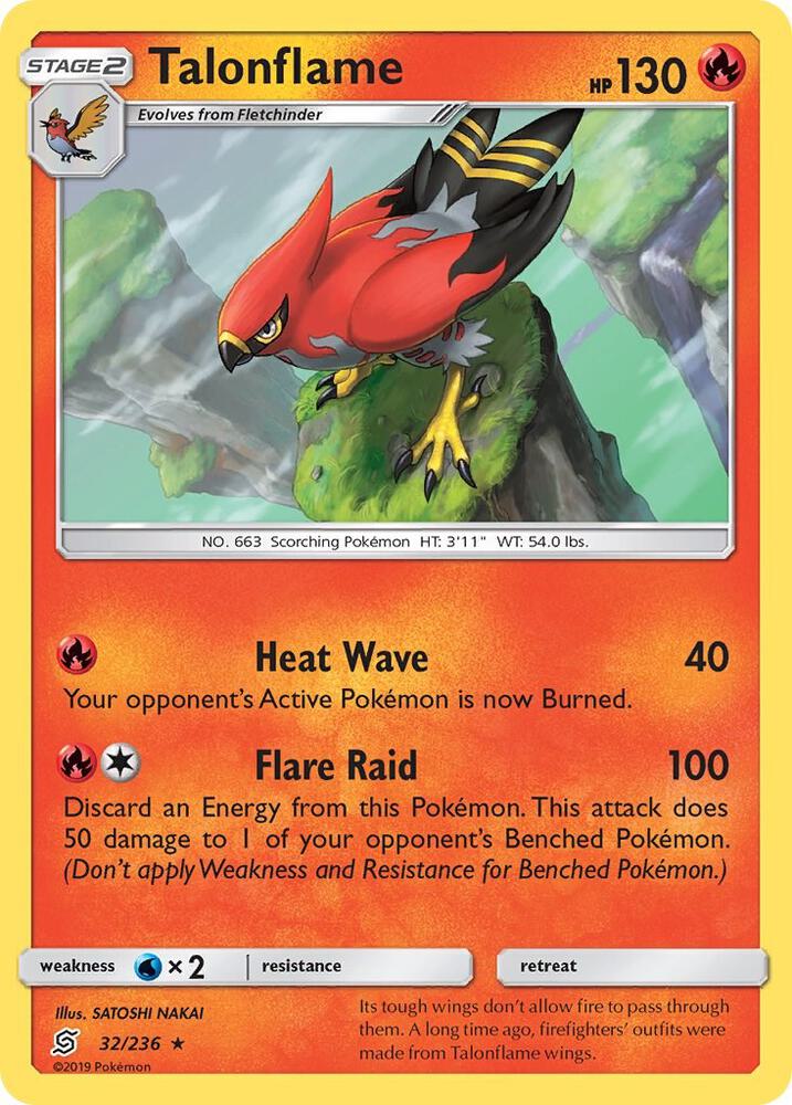 [Reverse Holo] UNM 32/236 Talonflame R