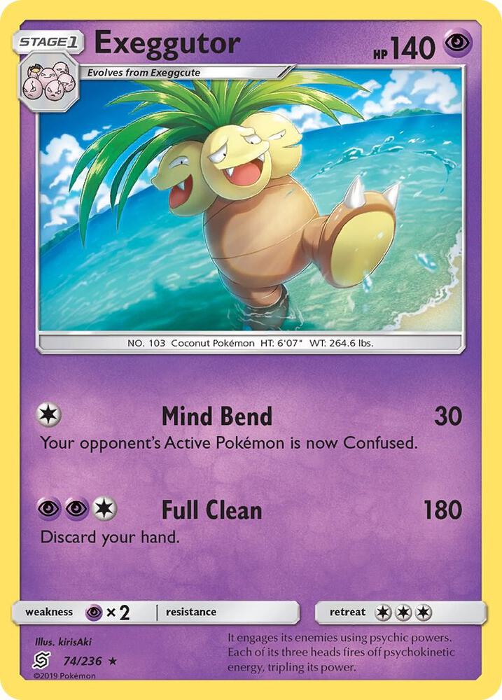 [Reverse Holo] UNM 74/236 Exeggutor R