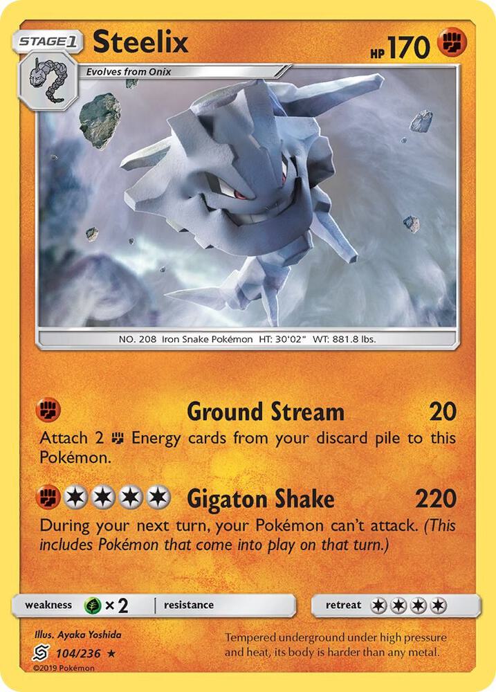 [Reverse Holo] UNM 104/236 Steelix R
