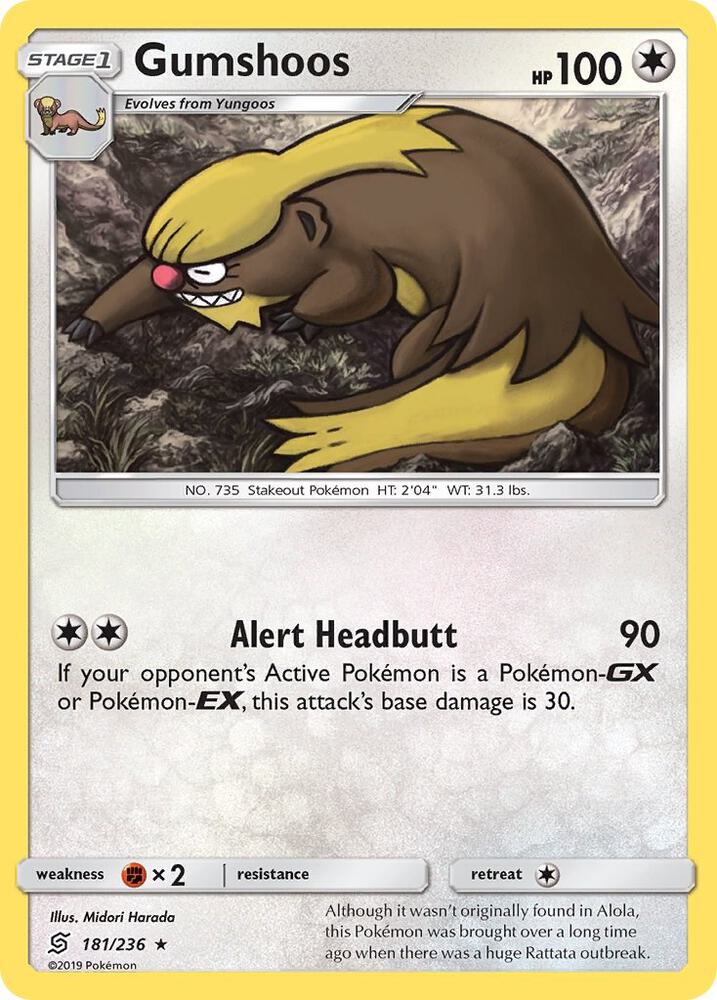 [Reverse Holo] UNM 181/236 Gumshoos R