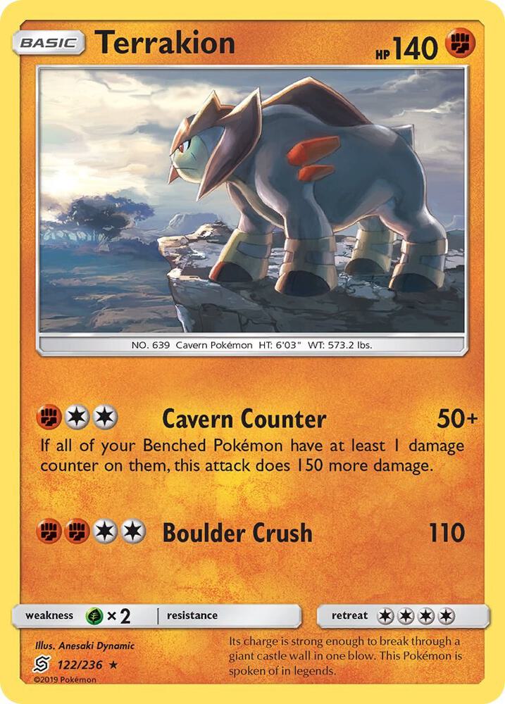 [Reverse Holo] UNM 122/236 Terrakion RH