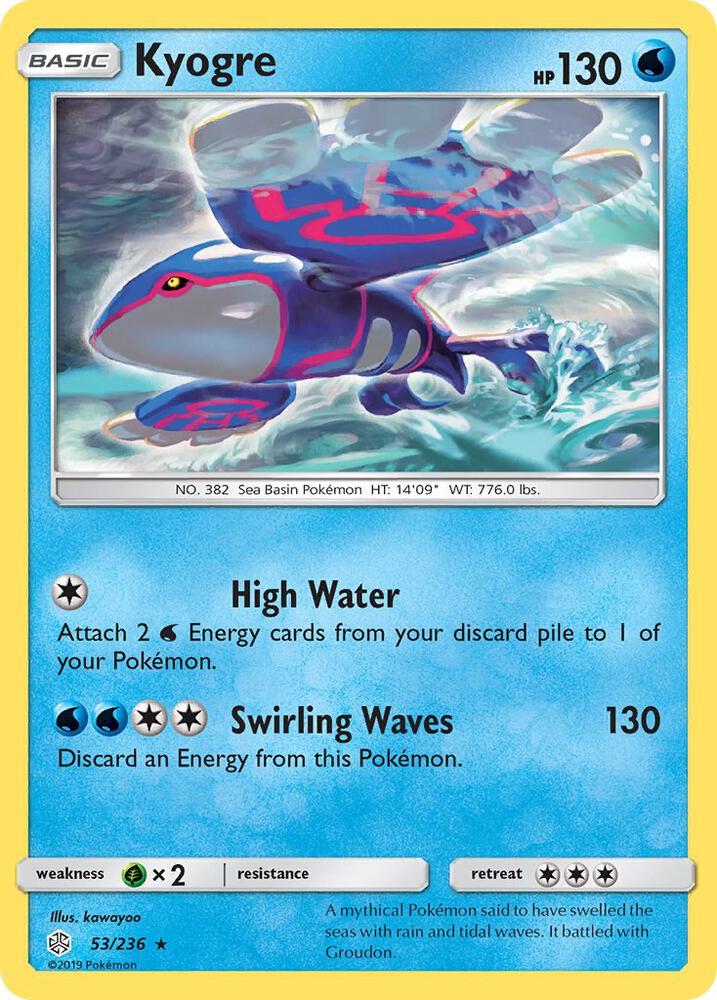 [Reverse Holo] CEC 53/236 Kyogre R