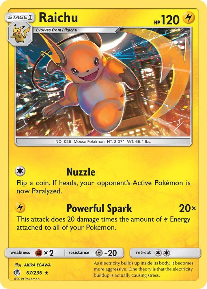 [Reverse Holo] CEC 67/236 Raichu R
