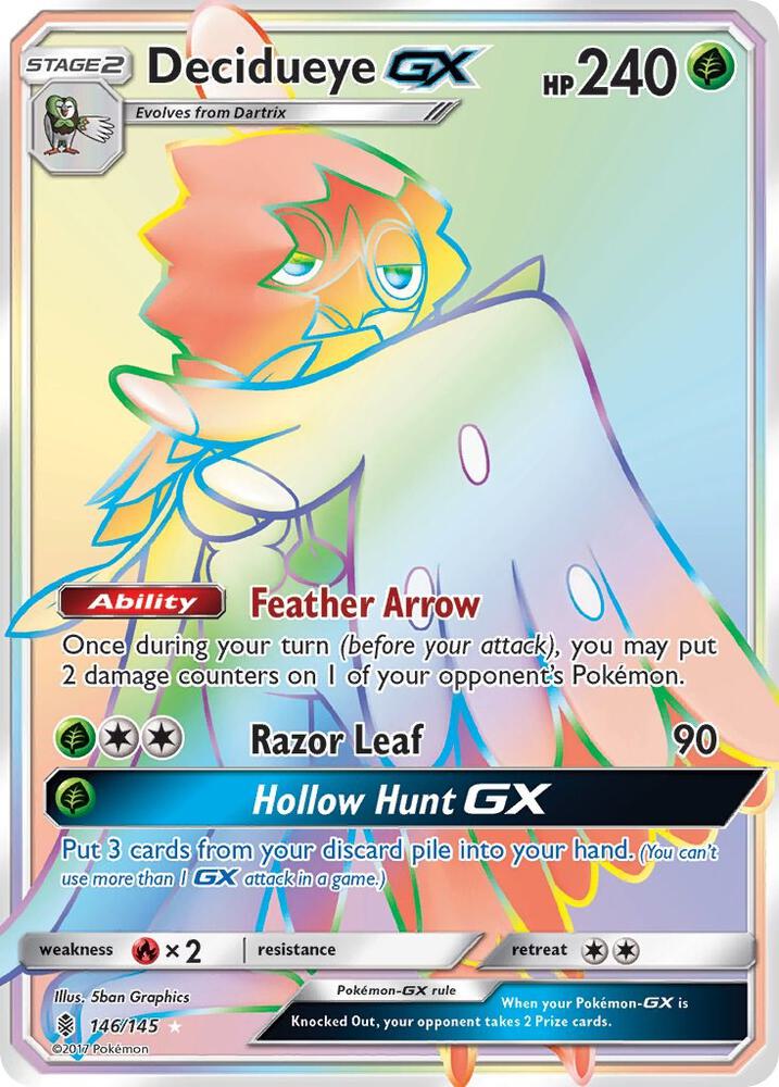 GRI 146/145 Decidueye GX SR
